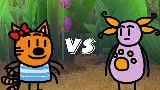 КАРАМПОЖИК против ЛУНАТИКА (Три кота vs Лунтик + Луна)