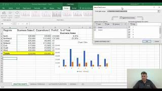 Excel Tutorial: How To Create and Modify Charts / Graphs | nilc.co.uk