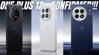 One Plus 13 - OMG, OFFICIALLY CONFIRMED!!!