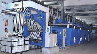 Stenter Machine | Function and Working Process of Stenter (Textile Finishing Machine) @TextileTV