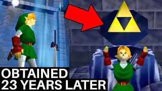 How Players Finally Obtained the Triforce 23 Years Later in Ocarina of Time (Zelda)