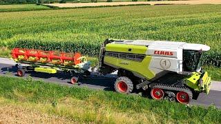 2 TERRA TRAC à la moisson ! Nouvelle Claas Lexion 6700 TT et Claas Lexion 670 TT