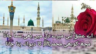 aye ashq nabi mere dal min bhi sama jana Muhammad(PBUH) ka dewana bana