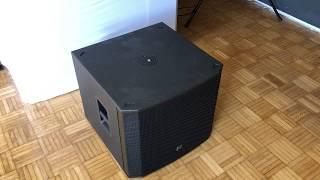 EV EKX-18SP Subwoofer Mini Review (Deutsch)