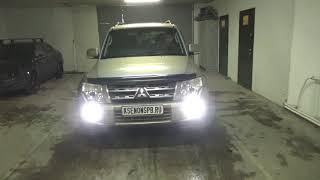 Улучшаем свет  Mitsubishi Pajero IV . BI LED I.LENS NEW + OSRAM LEDFOG 101