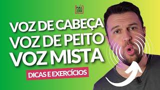 VOZ DE CABEÇA | VOZ DE PEITO | VOZ MISTA | DICAS E EXERCÍCIOS