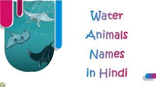 Water Animals | Sea Animals| Animals of water | Aquatic Animals | पानी में रहने वाले जानवरों के नाम