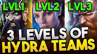 Building 3 LEVELS of HYDRA TEAM!! | Raid: Shadow Legends