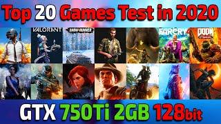 GTX 750Ti 2GB - 20 Games Test - i5 3470 - 8GB Ram - 1080p