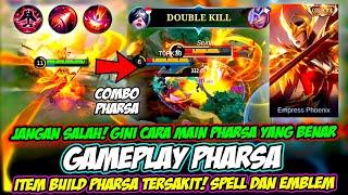 CARA MAIN & SKILL COMBO PHARSA ITEM & BUILD PHARSA TERSAKIT 2023 TUTORIAL & GAMEPLAY PHARSA