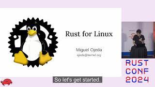 Miguel Ojeda (Rust for Linux): KEYNOTE | RustConf 2024