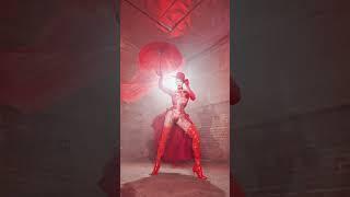 Plastique as Lady in Red ️ Abracadabra Transformation