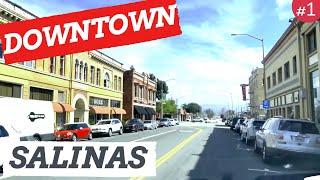 DRIVING DOWNTOWN - SALINAS CALIFORNIA - DRIVING TOURING VIDEOS