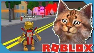 ROBLOX FIRE FIGHTING SIMULATOR - BECOME A FIREMAN!!