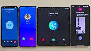Samsung Galaxy Z Flip 5 Incoming call WhatsApp vs BiP vs Telegram vs Meet Messenger