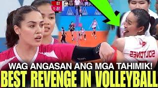 Wag ANGASAN Ang Mga TAHIMIK!  Best REVENGE in VOLLEYBALL ~~ KARMA SWAGG, STAREDOWN!