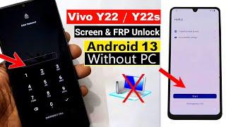 Vivo Y22/ Y22s : Hard Reset & Frp Bypass ANDROID 13 (Without Pc) | 100% Working Method