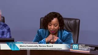 12/16/24 Metro Community Review Board