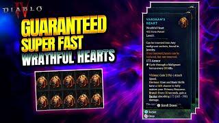 INFINITE Wrathful Heart Farm! 30+ Hearts/Hour! | Diablo 4 Season of the Malignant