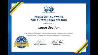 SPE Lagos Section 2020 AGM Awards video