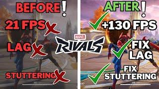 Marvel Rivals: Boost FPS, Fix Lag, Stuttering, & FPS Drops - Ultimate Performance Guide!