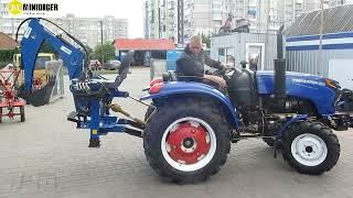 Навесной экскаватор ET-1 minidiger  для мини трактора