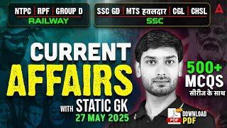 Current Affairs Today | 27 May Current Affairs 2025 | Daily Current Affairs By Ashutosh Sir