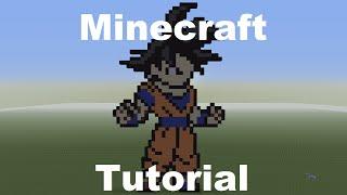 Minecraft Pixel Art Tutorial - Goku