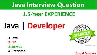 Java developer interview 2 years experience | Java is awesome