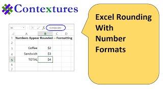 Excel Rounding With Number Formats