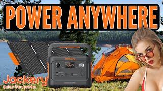 POWER ANYWHERE! JACKERY 300 PLUS SOLAR GENERATOR REVIEW