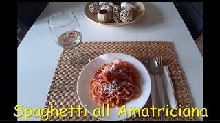 Spaghetti Amatriciana by Vito Chef (Italia) - No talk ASMR + my ‍ Original recipe