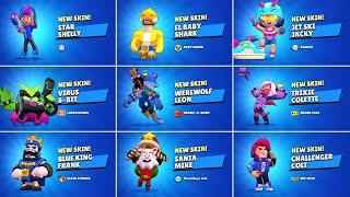 Unlocking All SKINS in Brawl Stars