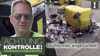 "STINKT zum Himmel!"  Mülltonne ANGEZÜNDET und Umwelt gefährdet! | Achtung Kontrolle