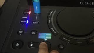 SONY Shake x10 DJ bass test