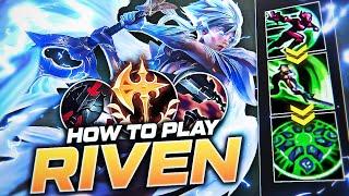 HOW TO PLAY RIVEN & CARRY | Build & Runes | Season 12 Riven guide | League of Legends