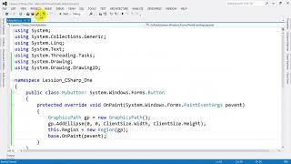 How to Create a Round Button in C# NET 2012