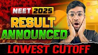 NEET UG 2025 Results OUT!  Lowest Cutoff in History?!  | Shocking Trends Revealed!