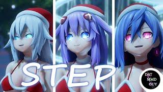 [MMD] Purple Heart, Iris Heart, Black Heart (STEP) [Ray-MMD]