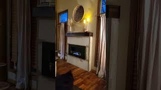 HomCom Bioethanol fireplace install progress. Test run.. #bioethanol #aosom #fireplace #homcom