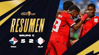 Panamá 5-2 Guadalupe | Copa Oro 2025 | Fase de Grupos