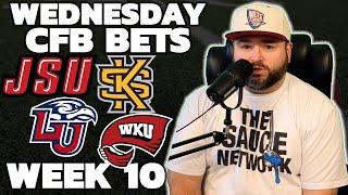 Wednesday CFB Bets Week 10 - College Football Picks With Kyle Kirms