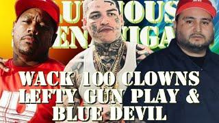 WACK 100 CLOWNS LEFTY GUN PLAY & BLUE DEVIL