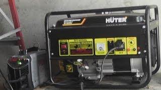 Бензогенератор Huter DY4000L + Ресанта САИ 160 ПН