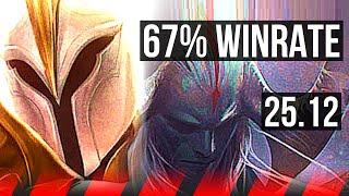 KAYLE vs AATROX (TOP) | 67% winrate, 5k comeback, 42k DMG | EUW Master | 25.12
