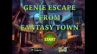 genie escape from fantasy town video walkthrough