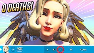 ⭐️ Mercy But With 0 Deaths! ⭐️ Mercy Gameplay - Overwatch 2