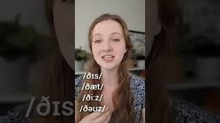 How to Pronounce "th" (Voiced TH /ð/) in English (this, that, these, those)