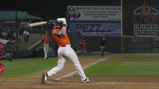 Oliver Dunn Home Run - Somerset Patriots