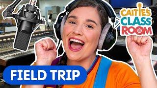 Behind The Scenes At The Music Studio! | Caitie's Classroom Field Trip | Recording Christmas Songs!